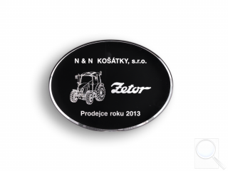 Prodejce roku 2013 (za prodej 47 ks traktorů Zetor)